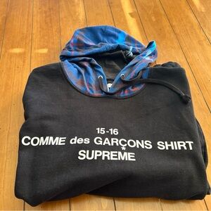 Supreme Black and Blue Hoodie NA